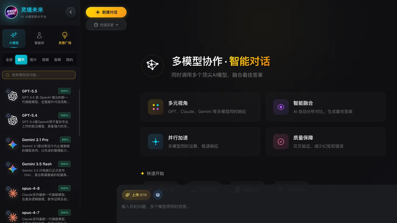 聊天模型入口